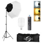 إضاءة تصوير احترافية مع مصباح LED