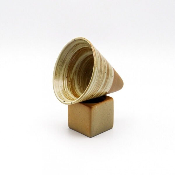 180 ml Conical Ceramic Cup with a Base