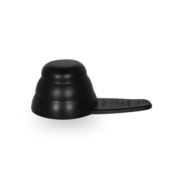 Ribbed Plastic Coffee Measuring Scoop – 20 g – Black